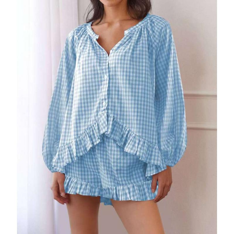 Tops & Shirts |  Womens Vera Pyjama Set Clothing blue