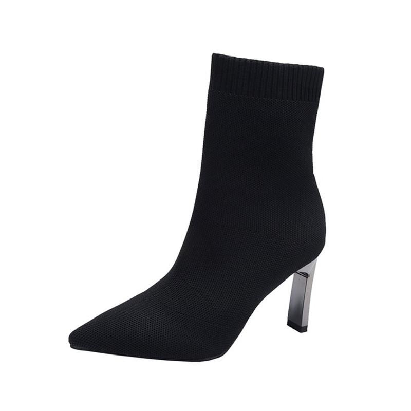 Shoes |  Womens Kimberly Sock Boots Accessories black