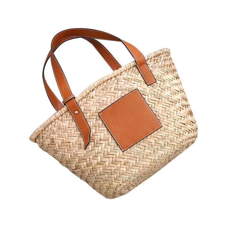 Bags |  Womens Small Basket Bag Navy/Tan Accessories Bags